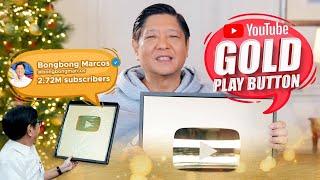 Gold Play Button  Bongbong Marcos