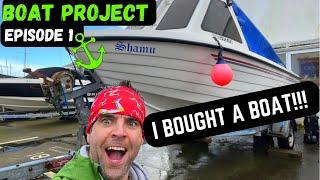 SMALL BOAT Project Ep.1 I Bought a BOAT • For BRITISH adventures 