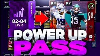 BEST CARDS TO USE 82-84 POWER UP PASS ON MADDEN 21 ULTIMATE TEAM  POWER UP PASS GUIDE