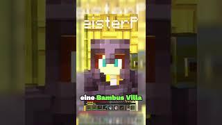 Moderne Bambus Villa in Minecraft Hardcore #minecraft #minecraftshorts #meisterphilo