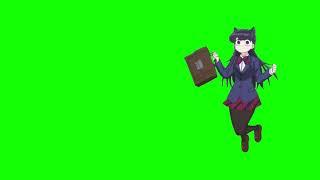 Komi-san Jumping Greenscreen「Komi cant communicate」