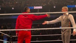 Cody Rhodes did not leave Jimmy uso hanging after WWE SMACKDOWN went off air