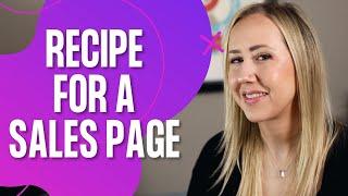 How To Make A Sales Page With A Simple Recipe