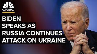President Joe Biden addresses the nation as Russia continues its attack on Ukraine — 22422