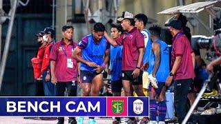 SUASANA DAN REAKSI BANGKU CADANGAN VS PERSEBAYA  Bench Cam