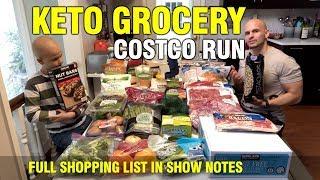 KETO GROCERY SHOPPING LIST - COSTCO RUN