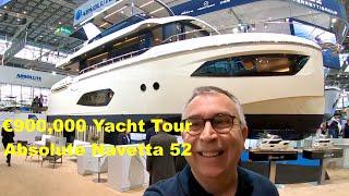 €900000 Yacht Tour  Absolute Navetta 52