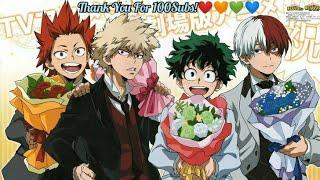 Have a sleepover with Bakugo Kirishima deku & todoroki 100 sub special All four x Listener