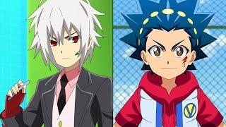 VALT AND SHU Team Up in Beyblade Burst DB Episode 48 Beyblade Burst Dynamite Battle Episode 48