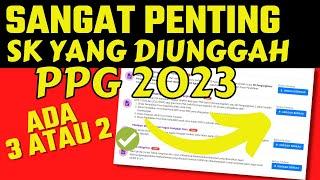 SANGAT PENTING‼️ SK yang HARUS diunggah Pendaftaran PPG DALAM JABATAN 2023