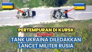 Detik-detik Penghancuran Epik Tank T-64BV Ukraina dengan Lancet Rusia