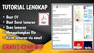 cara membuat lamaran kerja pdf lengkap di hp