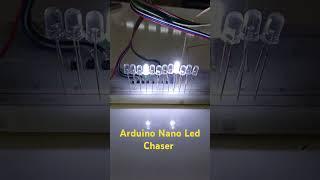 Arduino Nano Led Chaser Project #electronic #led #arduino #diy #viral