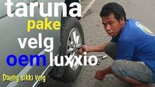 MOBIL DAIHATSU TARUNA GANTI PAKE VELG  OEM LUXXIO R15 DIBALUT BAN 205.65.15 DUNLOP