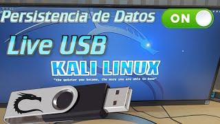 Instala Kali Linux en un Pendrive con Persistencia de Datos  Live USB Linux