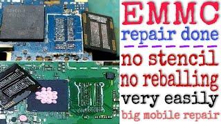 EMMC repair  emmc ic repair done  how to repair emmc ic