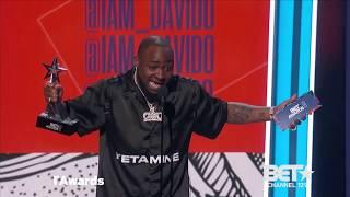 Davidos BET Awards acceptance speech