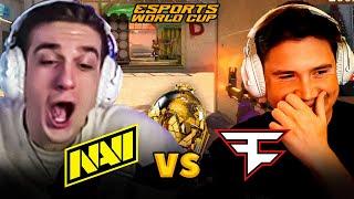 ЭВЕЛОН СМОТРИТ NAVI vs FAZE НА ЧЕМПИОНАТЕ МИРА ПО CS2  НАВИ ПРОТИВ ФЕЙЗ