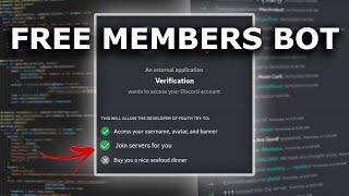 How To Make Discord Auth Bot  Pull Members To Any Server  *SOURCE CODE*