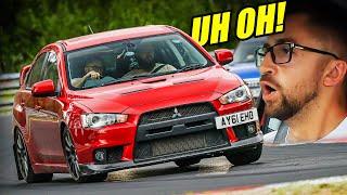 CODE BROWN Lancer EVO X SchwedenKreuz HeartAttack Nürburgring