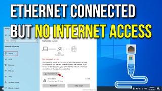 How to fix Ethernet Connected But No Internet Access  LAN Wired Connected But No Internet Access