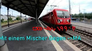 Ein selten Gast in Schwetzingen in Form der DB 101 084-2 und dem nightjet  Und Vieles Mehr