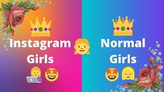 CHOOSE ONE  Instagram Girls Vs Normal Girls  THIS OR THAT