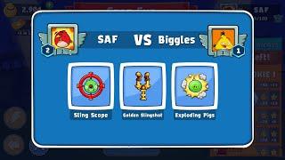 Angry Birds Friends. Star Cup Brawl SAF vs Biggles. Passage from Sergey Fetisov