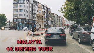 MALATYA ŞEHİR TURU  4K DRIVING TOUR MALATYA  TURKEY 