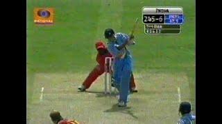 Ajit Agarkar 40 of 19 Balls & 63 Runs Stand with Muhammad Kaif vs Zimbabwe at Faridabad 2002