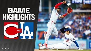 Reds vs. Dodgers Game Highlights 51624  MLB Highlights