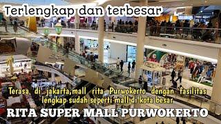 Mall terbesar di Purwokerto Rita SuperMall Purwokerto  suasana ramai di mall rita Purwokerto