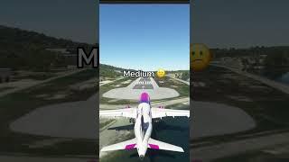 Hard vs butter landings  msfs