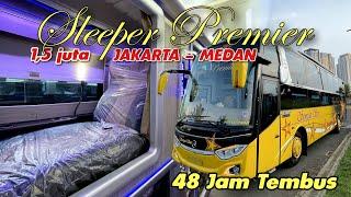 SLEEPER BUS Jakarta - Medan 15 Juta  Full Fasilitas Kursi Pijat TV Besar 48 Jam Tembus Medan