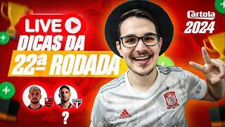 LIVE DICAS #22 RODADA  CARTOLA FC 2024  SÃO PAULO VAI POUPAR??