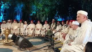 مهرجان فاس للثقافة الصوفية بحديقة جنان السبيل حصة السماع والمديح النبوي تحت إشراف الحاج محمد بنيس