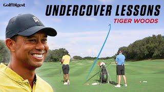 Inside a Tiger Woods Range Session  Undercover Lessons  Golf Digest