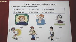 5.sınıf ingilizce 2.dönem 1.yazılı   @Bulbulogretmen   #ingilizce #yazılı #sınav #school