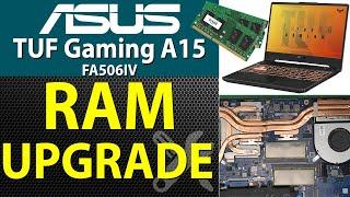 How to upgrade ram on ASUS Tuf Gaming A15 Fa506iv