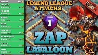 Legend Legend Attacks June Season #4 Zap Lalo  Clash of clans coc