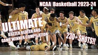 ULTIMATE 2024 College Basketball Buzzer Beater & Game Winners Compilation MARCH MADNESS Hype Up