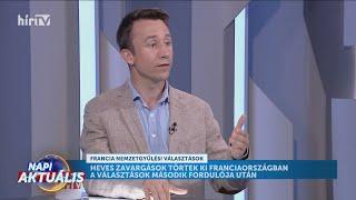 Napi aktuális - Thibaud Gibelin és Yann Caspar 2024-07-08 - HÍR TV