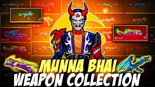 Munna Bhai Weapon Collection 2022 - How To Choose Gun Skins - Free Fire Telugu