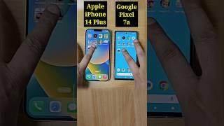 Apple iphone 14 Plus Vs Google Pixel 7a Speed Test Comparison 