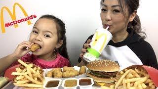 McDonalds Bacon BigMac & Nuggets Meal  Mukbang  N.E Lets Eat