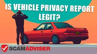 Is VehiclePrivacyReport.com Legit To Check What Data Your Car Collects? I Checked Mine