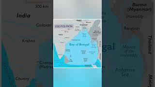 Bay of Bengal in map of India