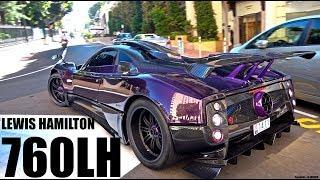 Lewis Hamilton Driving His Pagani Zonda 760LH in Monaco Monaco Supercar Insanity #8