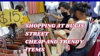 SHOPPING AT BUGIS STREETSINGAPORE CHEAP AND TRENDY ITEMS