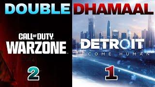 LIVE - DERTOIT BECOME HUMAN AND WARZONE 3 #india